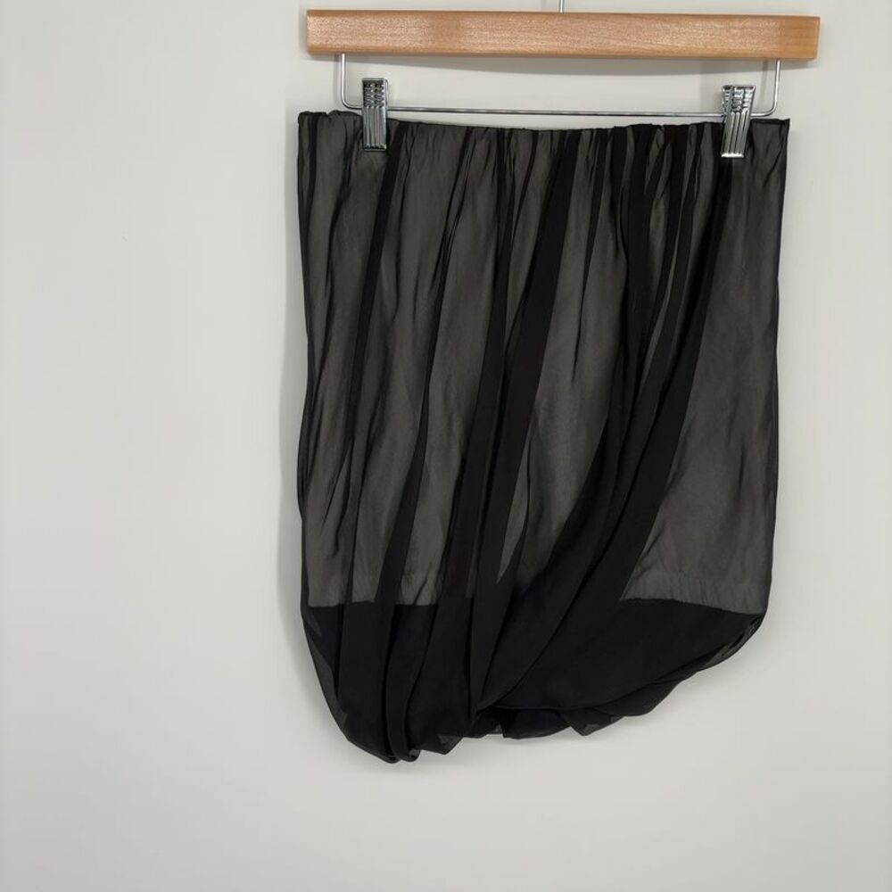 HELMUT LANG Silk Bubble Skirt